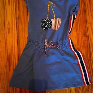 4th of July casual dress. Cat and jack 4/5